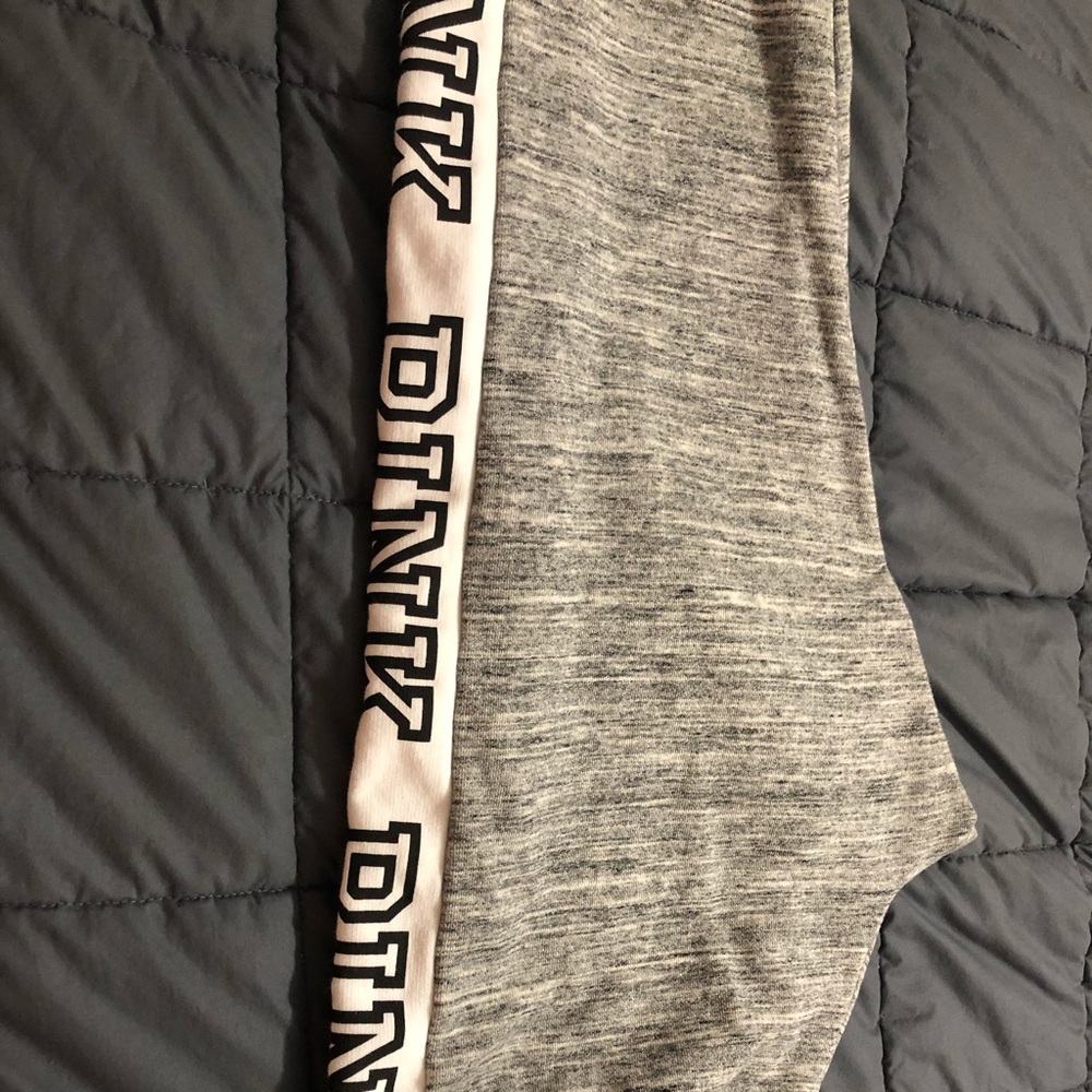 Heather grey & white sweatpants